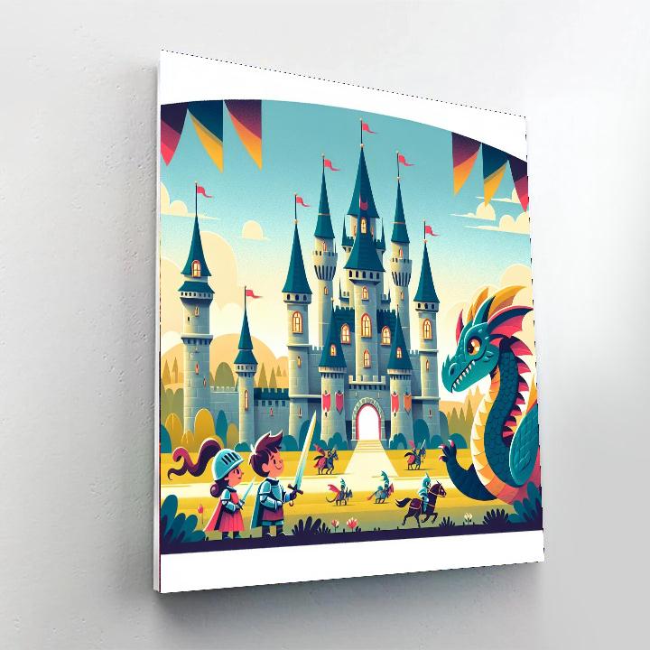 Dragon Castle Conquest Number Painting