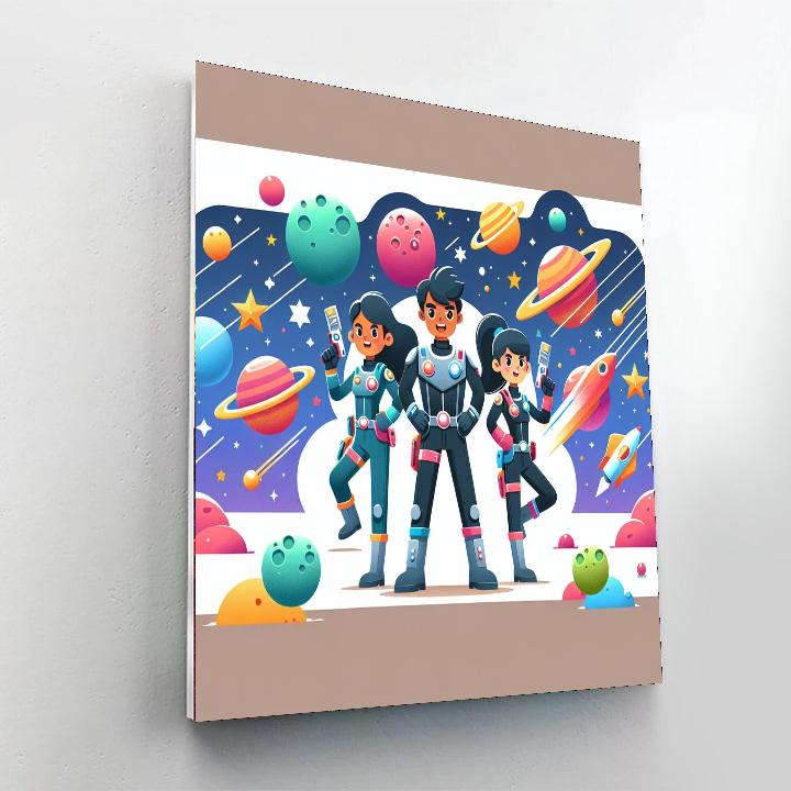 Space Ranger Challenge Paint By Numbers