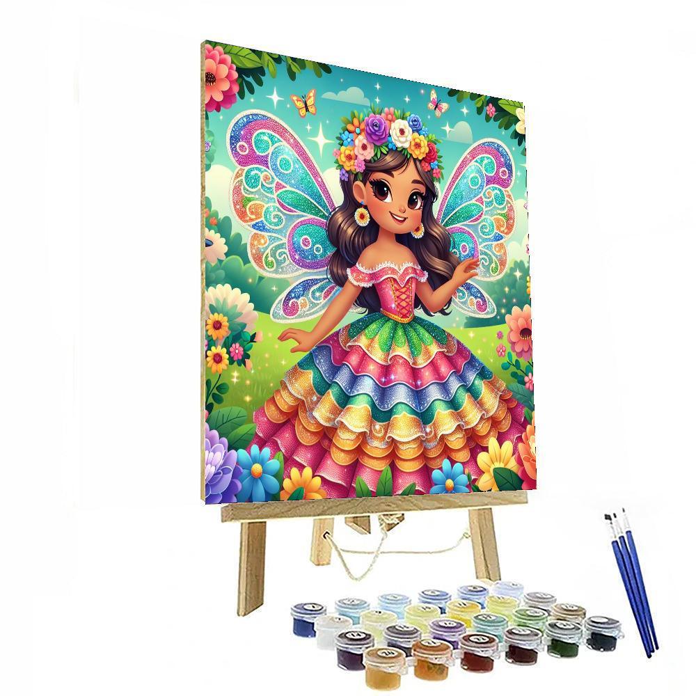 Charming Fairy Princess Painting By Numbers Kit