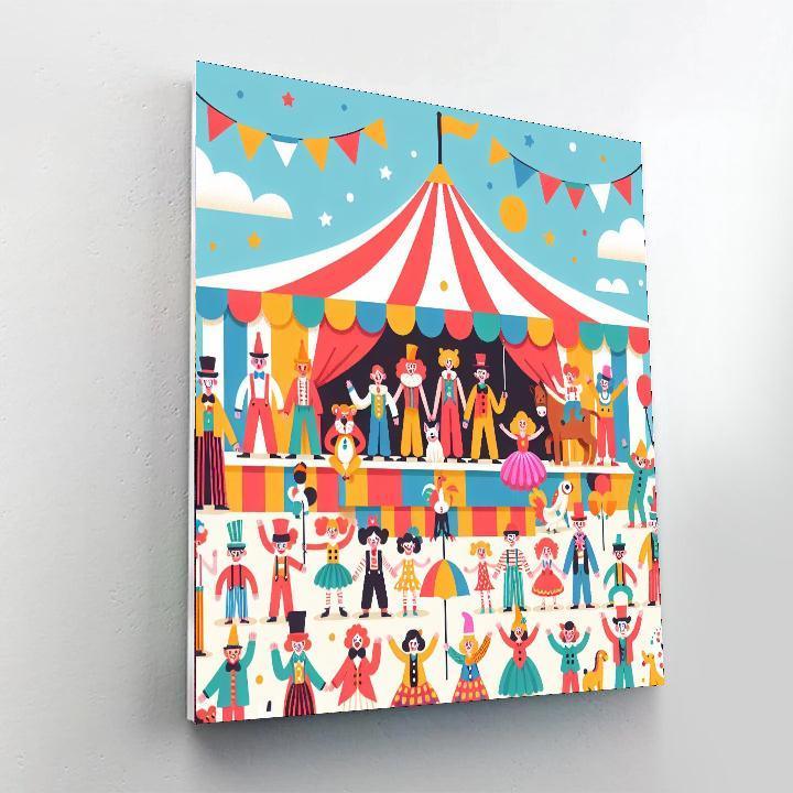 Silly Circus Show Paint By Number