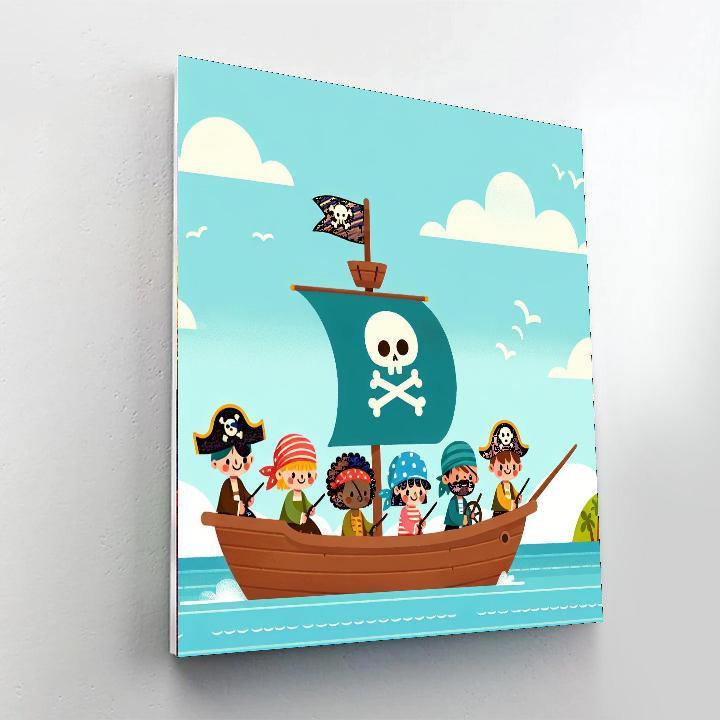 Historic Pirate Quest Paint By Number