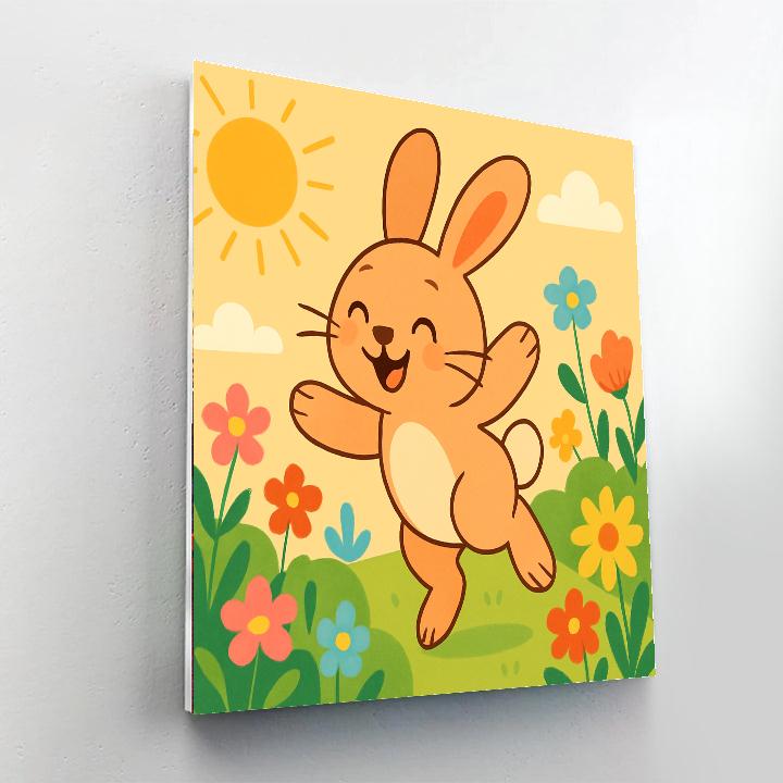 Sunshine Rabbit Paint By Color