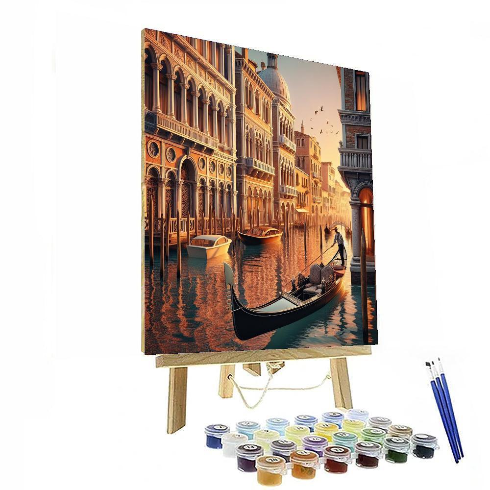 Elegant Venetian Romance Number Painting