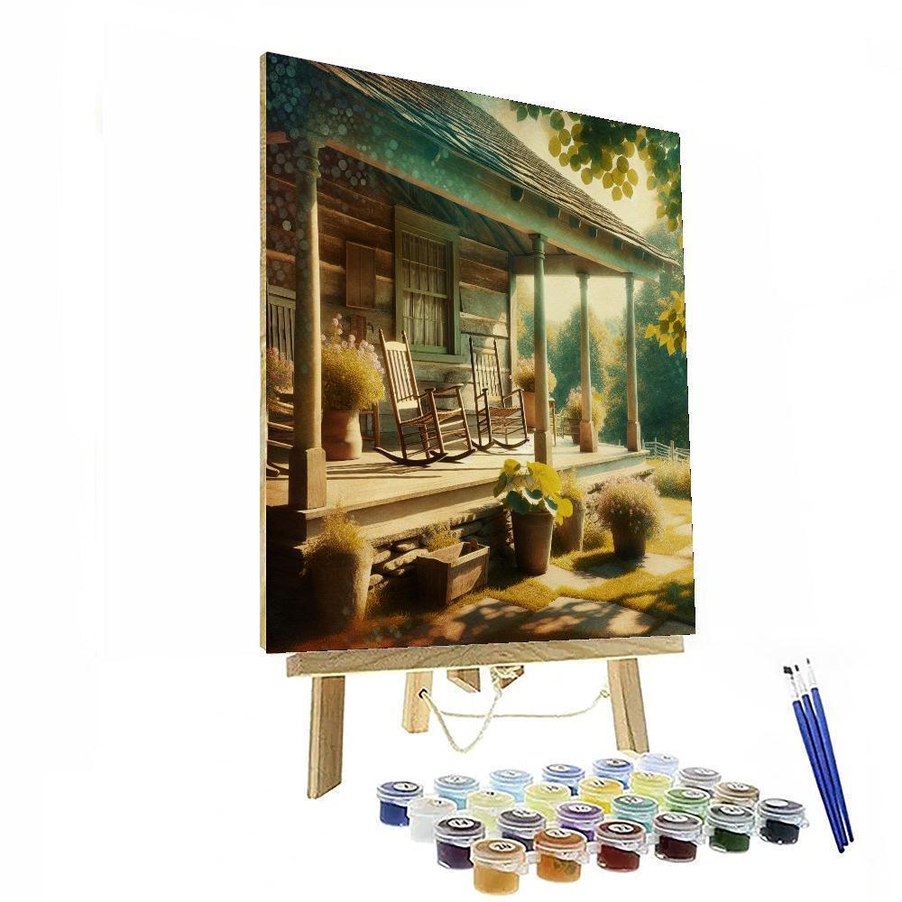 Rustic Farmhouse Porch Painting By Numbers Kit