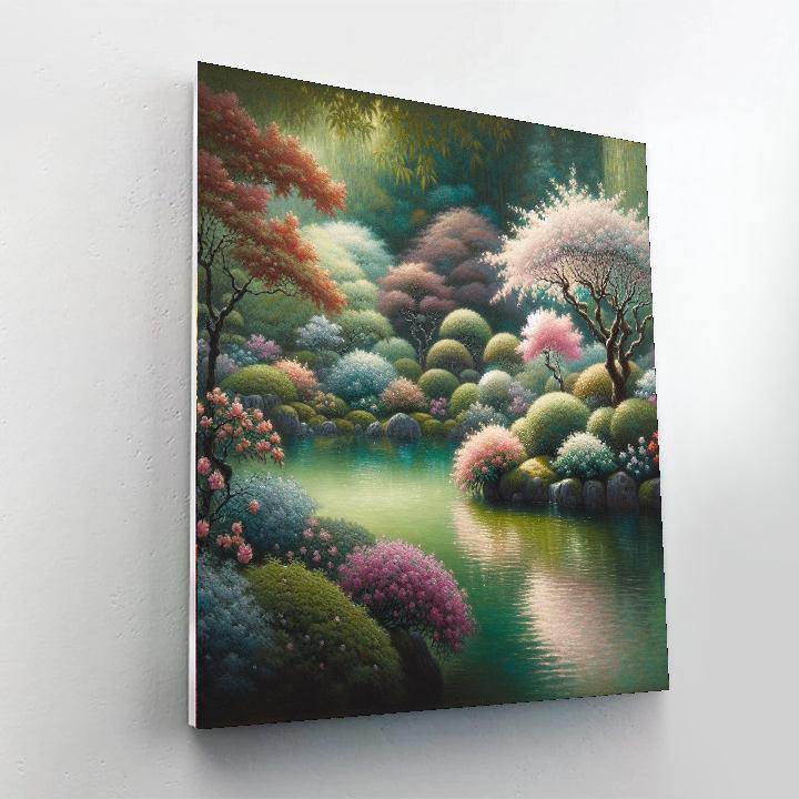 Harmonious Garden Escape DIY Paint By Numbers