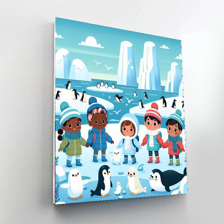 Polar Adventure Expedition Paint By Numbers