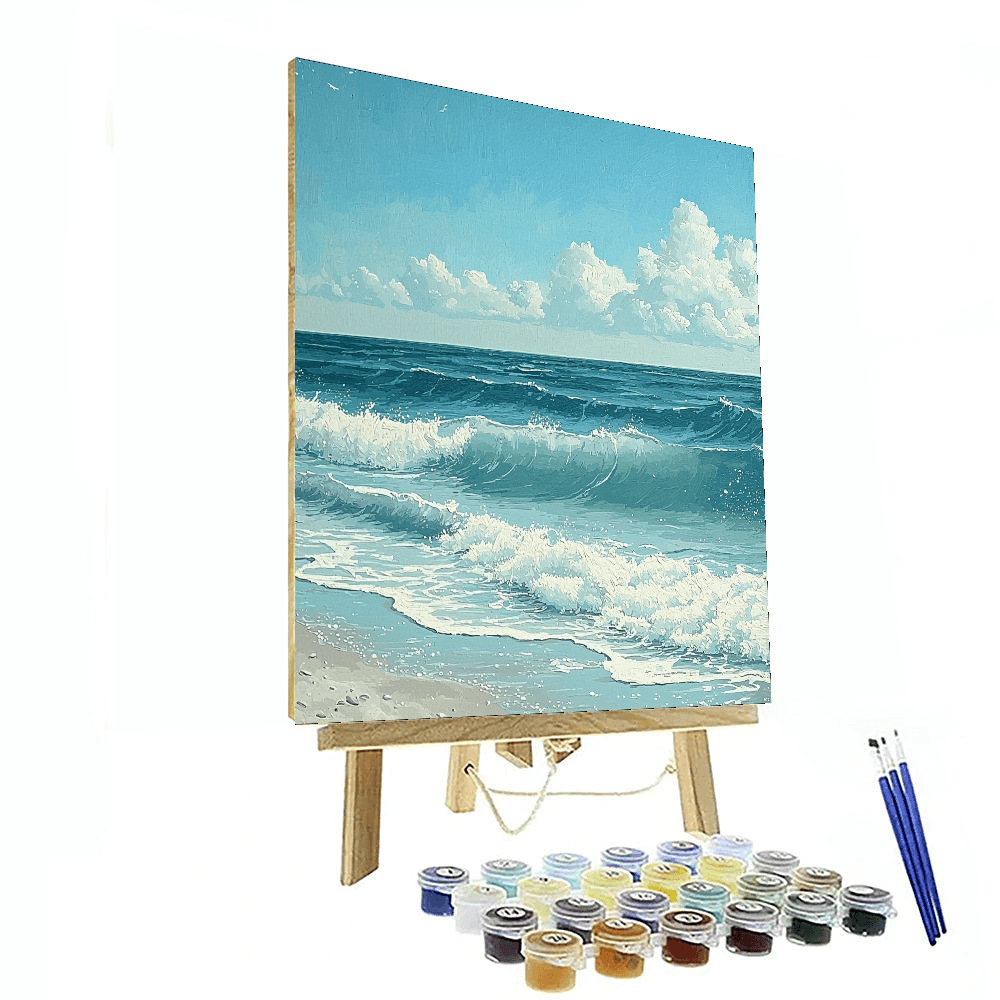 Winslow Homer Inspired Tranquil Ocean Dreams  Paint By Color