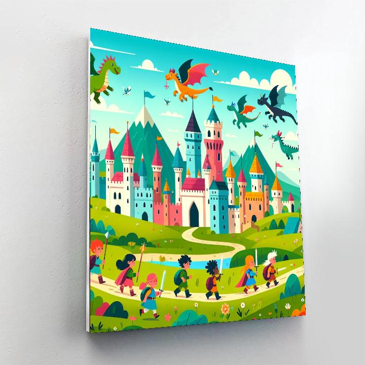 Fantasy Kingdom Adventures Number Painting