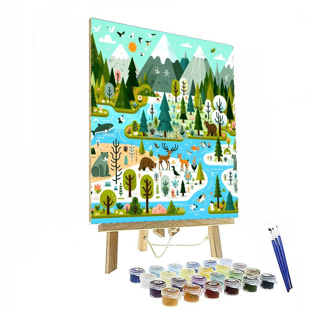 Enchanting Environments Paint By Numbers Art