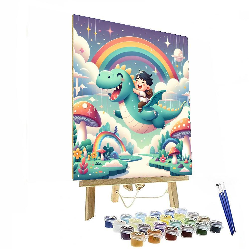 Fantasy Dragon Journey Number Painting