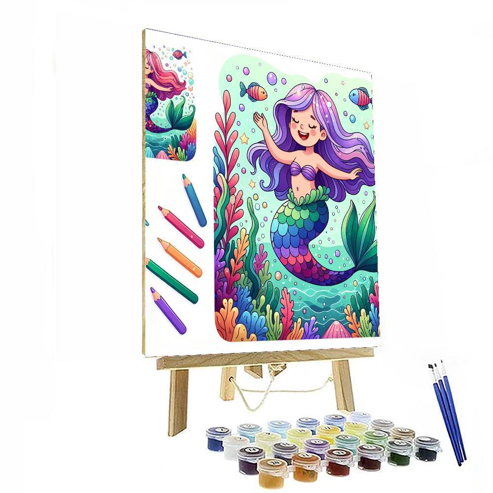 Marvelous Mermaid Magic Paint By Color