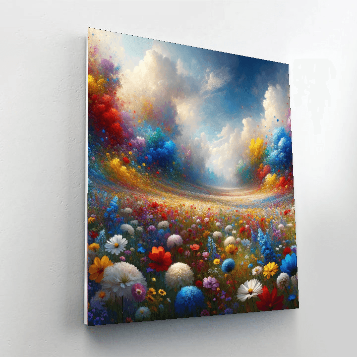 Serenity In The Meadow DIY Paint By Numbers