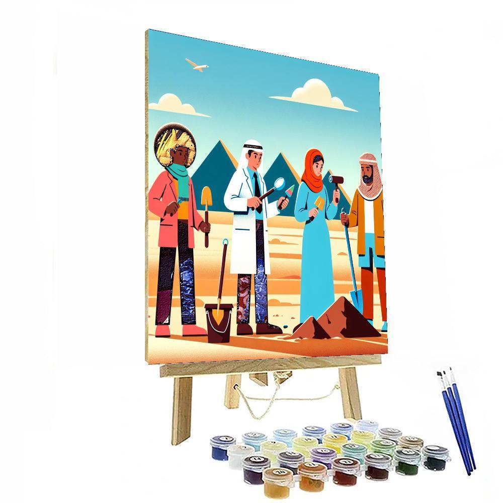 Articulate Archeologists Paint By Numbers