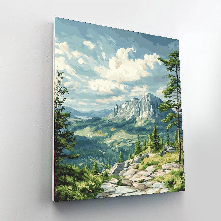 Thomas Cole Inspired Majestic Horizons  Paint By Numbers