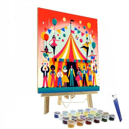 Circus Magic DIY Paint By Numbers
