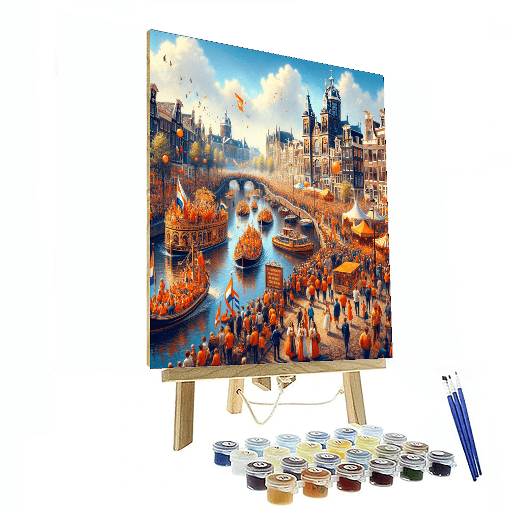 Koninginnedag - Netherlands Paint By Color