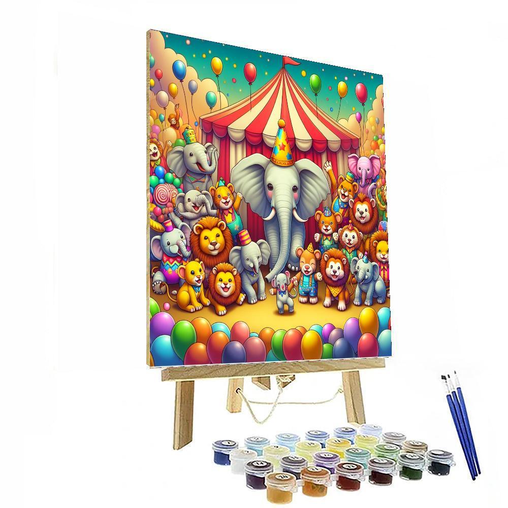 Animal Circus Paint By Color