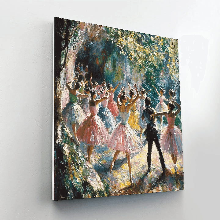 Edgar Degas Inspired Joyful Movement  Paint By Numbers Art