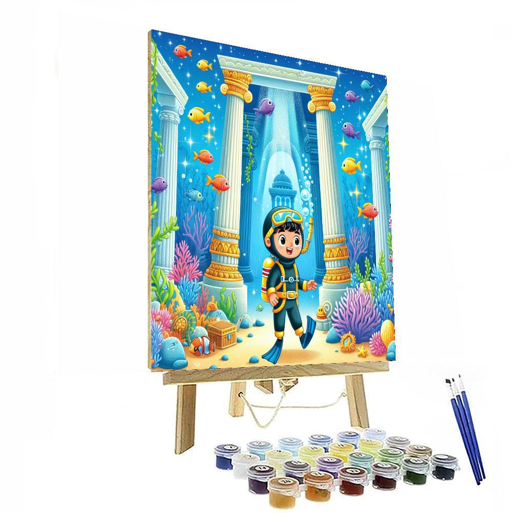 Underwater Atlantis Quest DIY Paint By Numbers