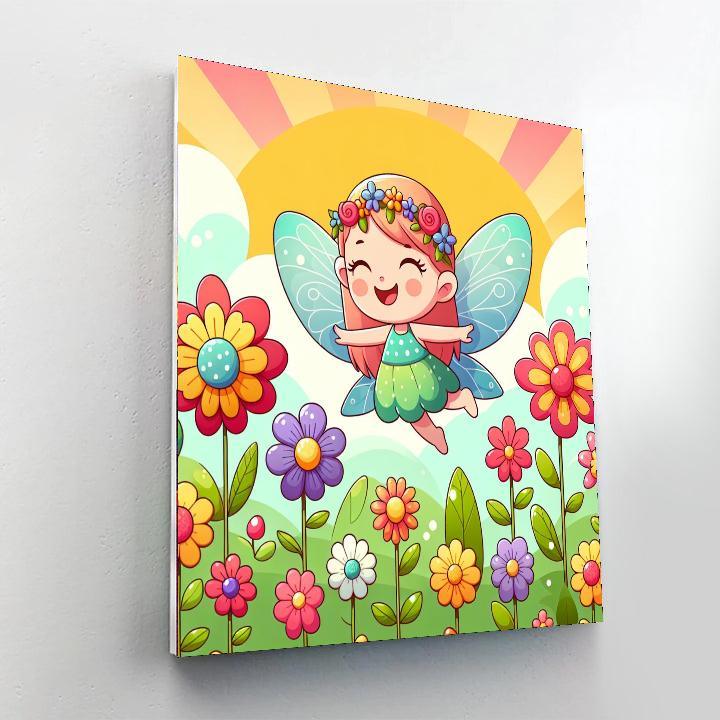 Sweet Flower Fairy Paint By Numbers Kits
