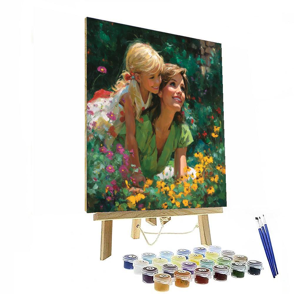 Cuddles In The Meadow Paint By Number