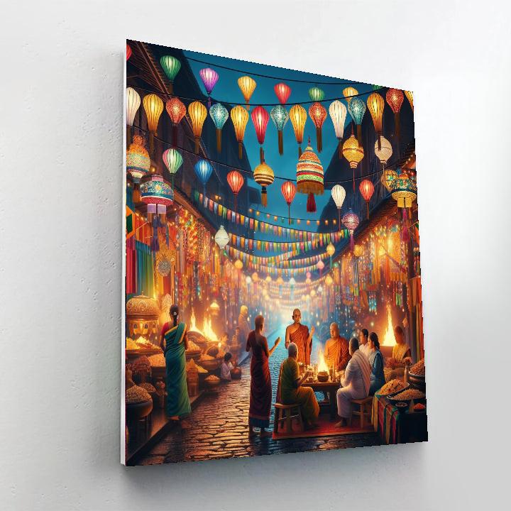 Vesak Festival - Sri Lanka Paint By Numbers Kits