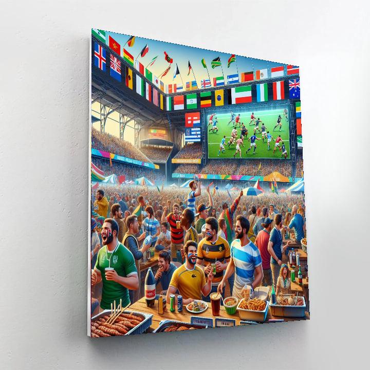 Rugby World Cup - Various Locations Painting Number Kit