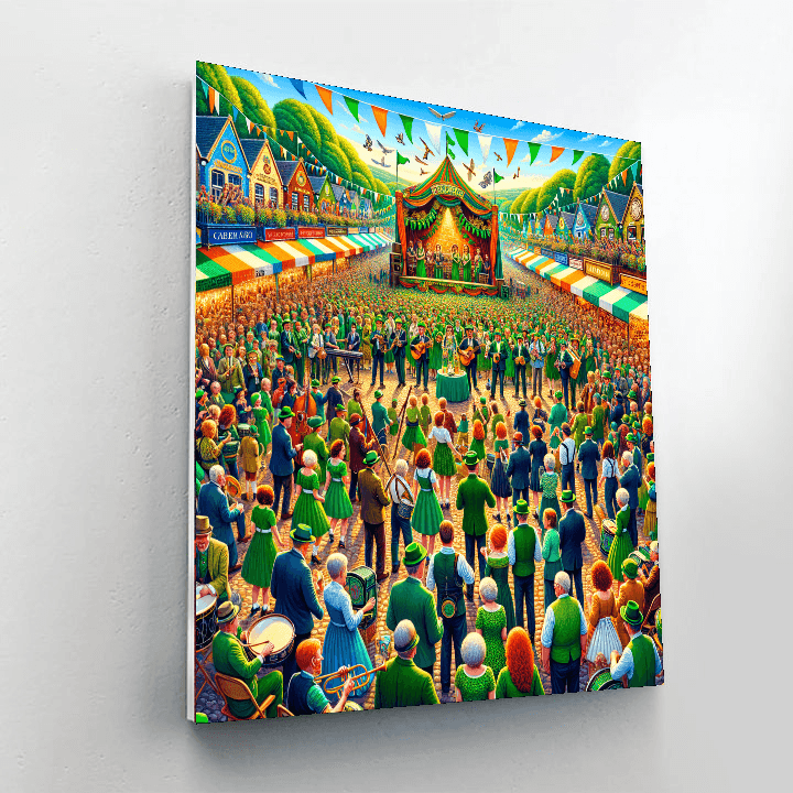 Shamrock Fest - Usa Numbered Painting Kits