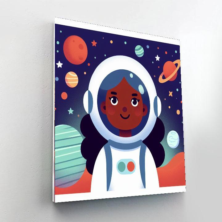 Astronaut's Galactic Odyssey Paint By Numbers Kits