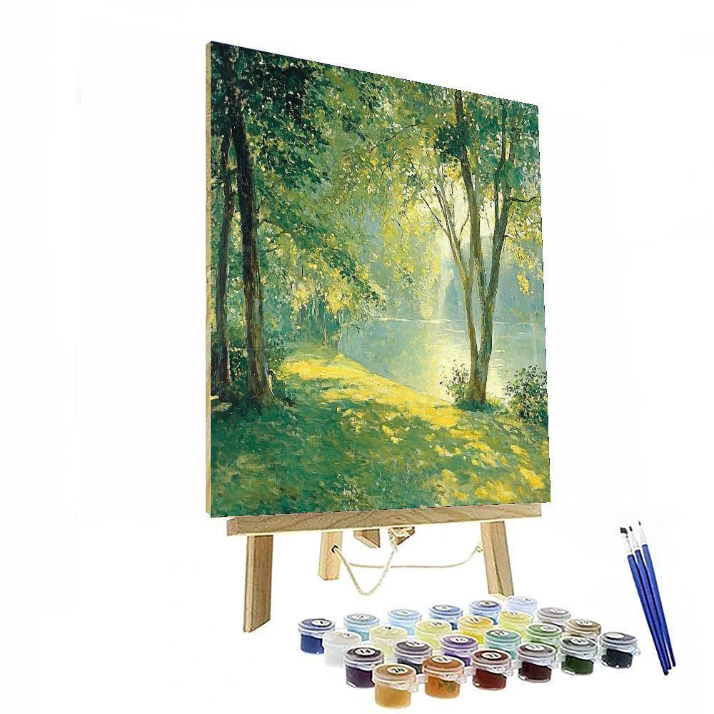 Edgar Degas Inspired Dappled Light  DIY Paint By Numbers