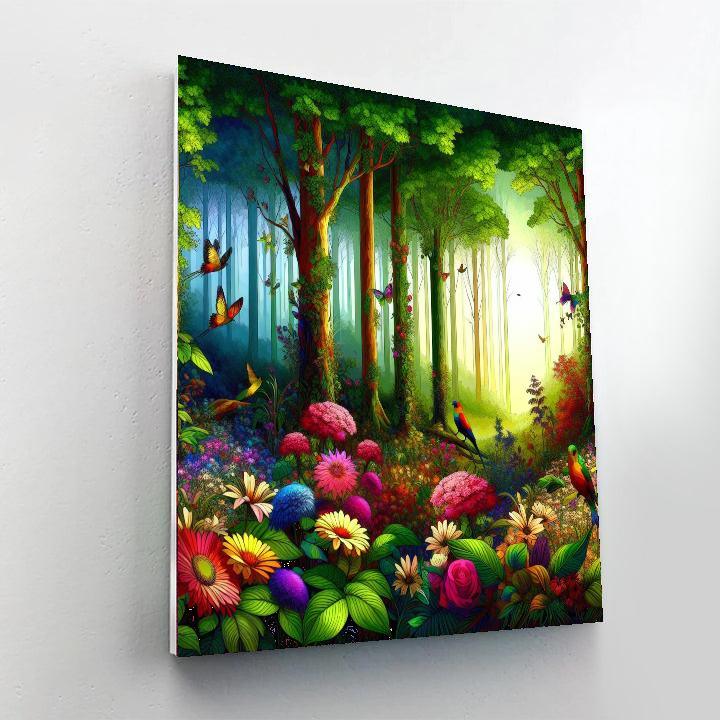 Wonders Of The Forest Paint By Number