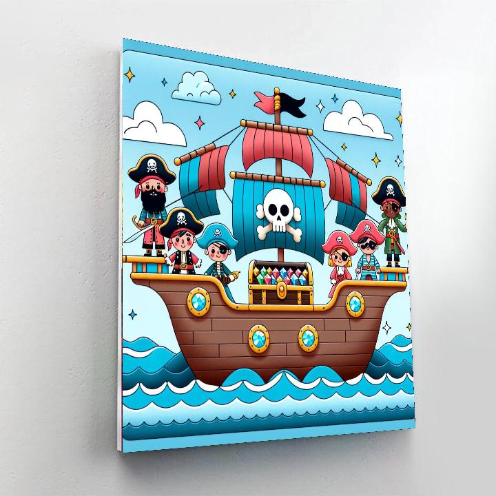Jolly Pirate Crew Numbered Painting Kits