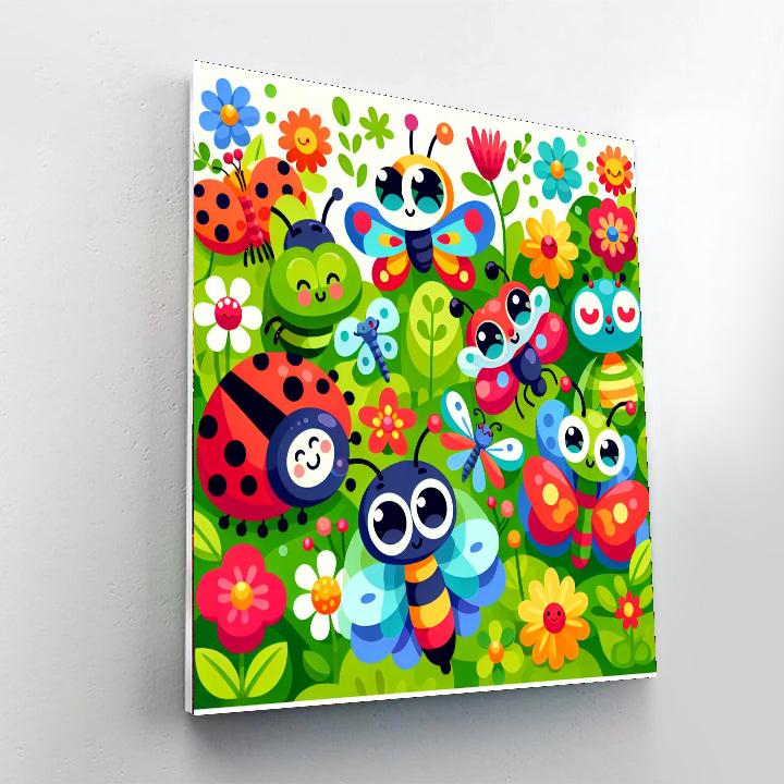 Insect Explorers Adventure Paint By Numbers Art