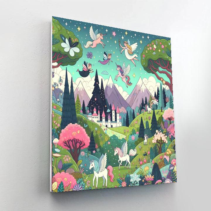 Vibrant Fantasy Adventure Painting By Numbers Kit