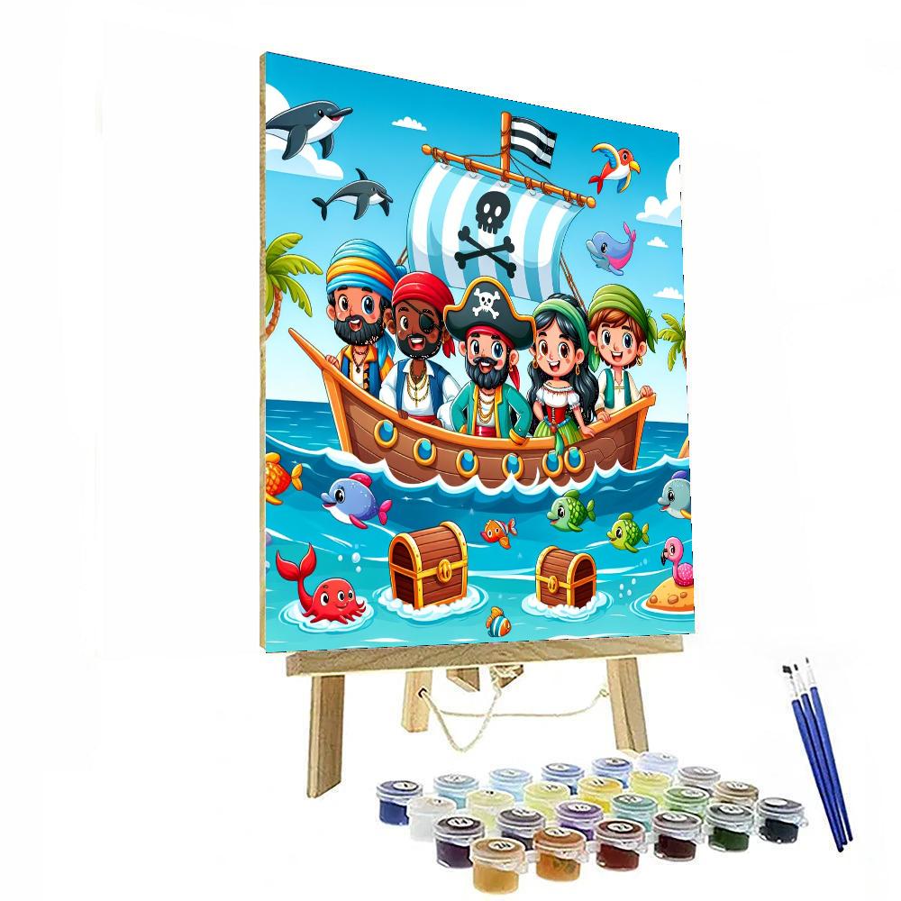 Pirate Adventures On The High Seas DIY Paint By Numbers