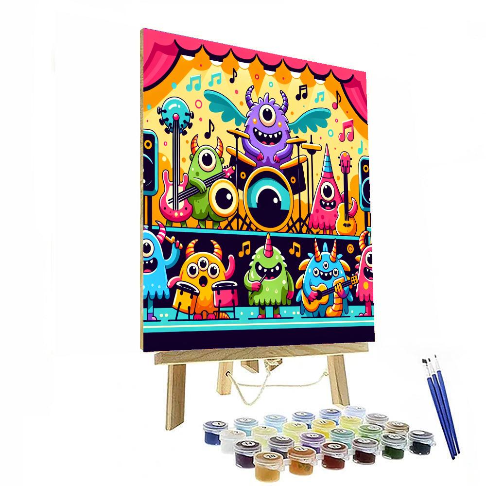 Monster Music Festival Numbered Painting Kits