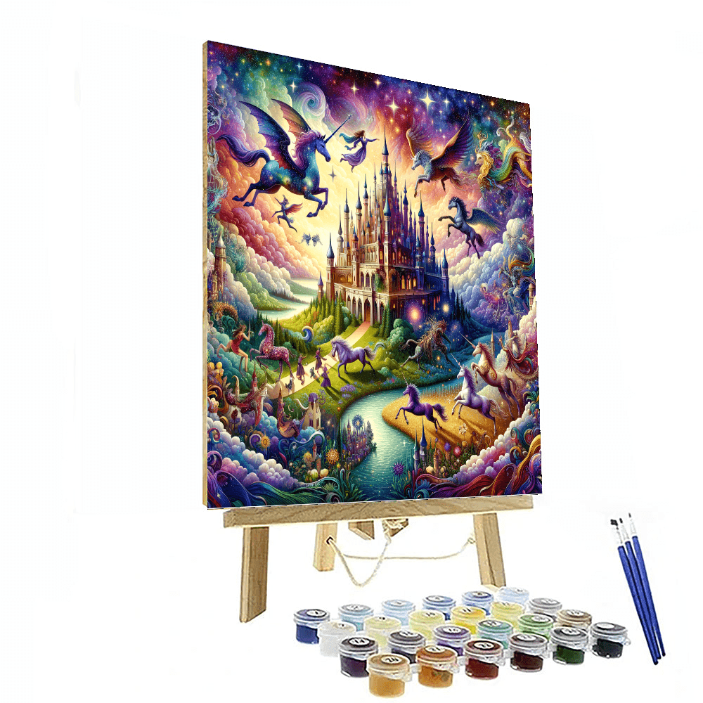 Magical Fantasy Realm - DIY Painting By Numbers Kit – Artistry Rack