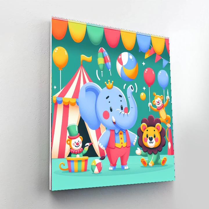 Circus Of Smiles Paint By Numbers Art