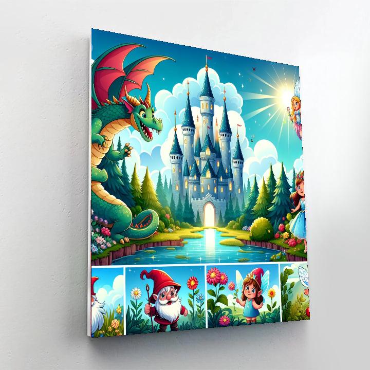 Magical Storybook Land Numbered Painting Kits