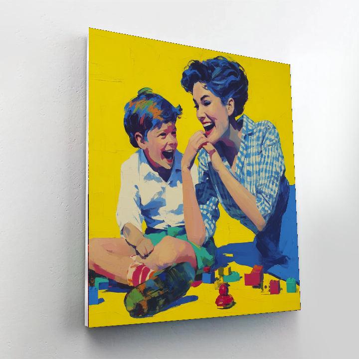 Playful Moments With Mom DIY Paint By Numbers