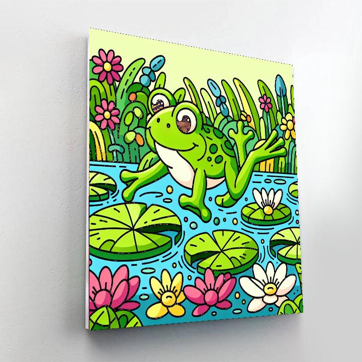 Dancing Frog Paint By Numbers Kits