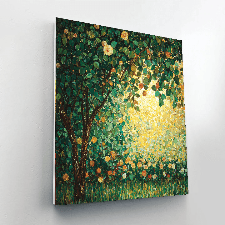 Gustav Klimt Inspired Dance Of Light  Paint By Numbers Art