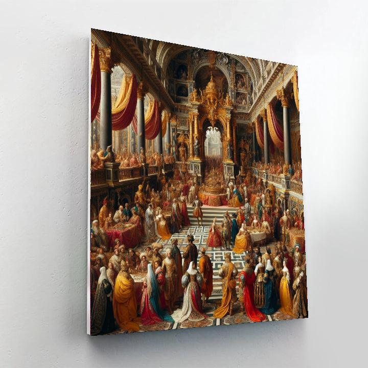 Elegant Baroque Court Paint By Numbers Kits