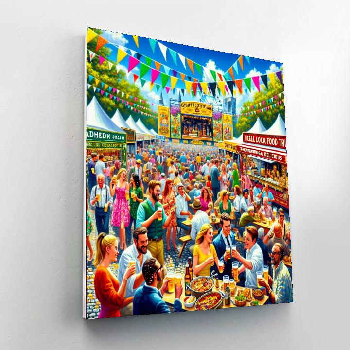 Fiesta De La Cerveza Numbered Painting Kits