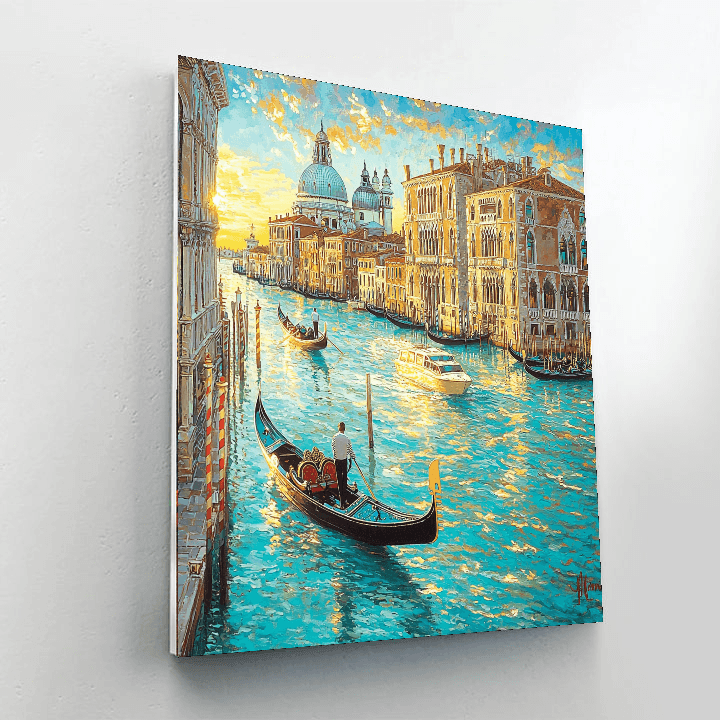 Grand Canal Venice - Italy DIY Paint By Numbers