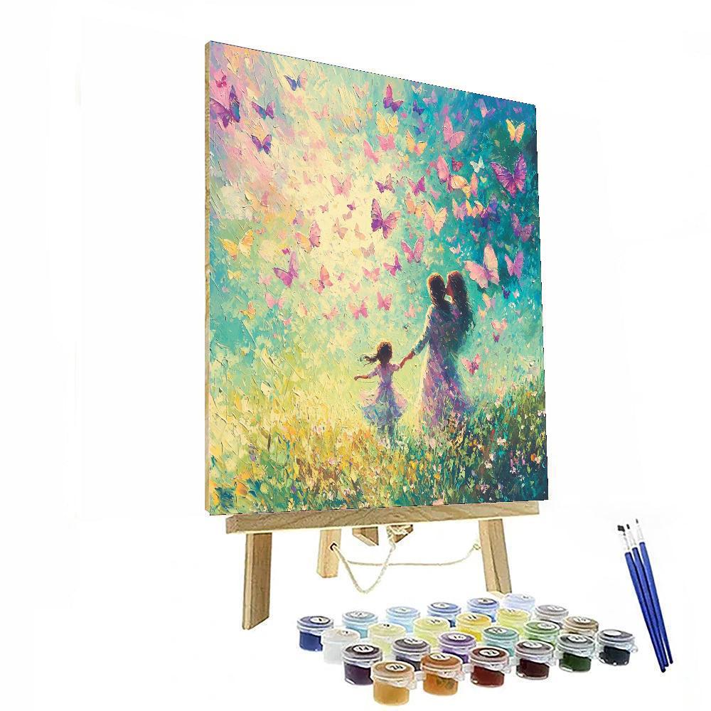 Butterfly Kisses Paint By Color