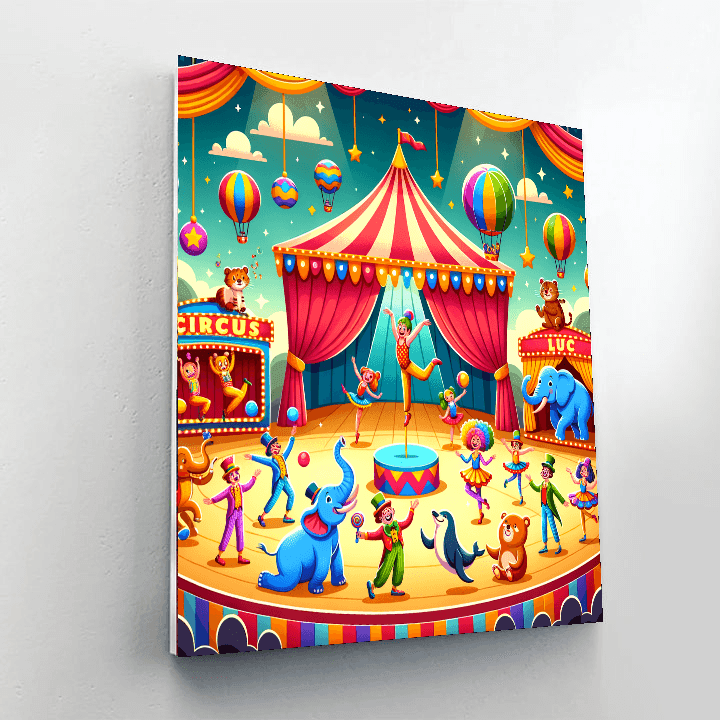 Circus Spectacle Paint By Color