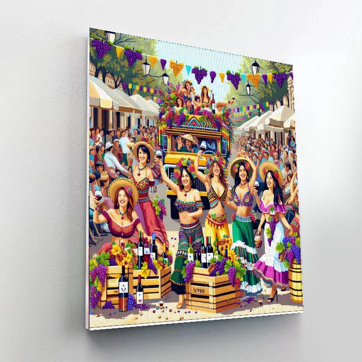 Grape Harvest Festival Numbered Painting Kits