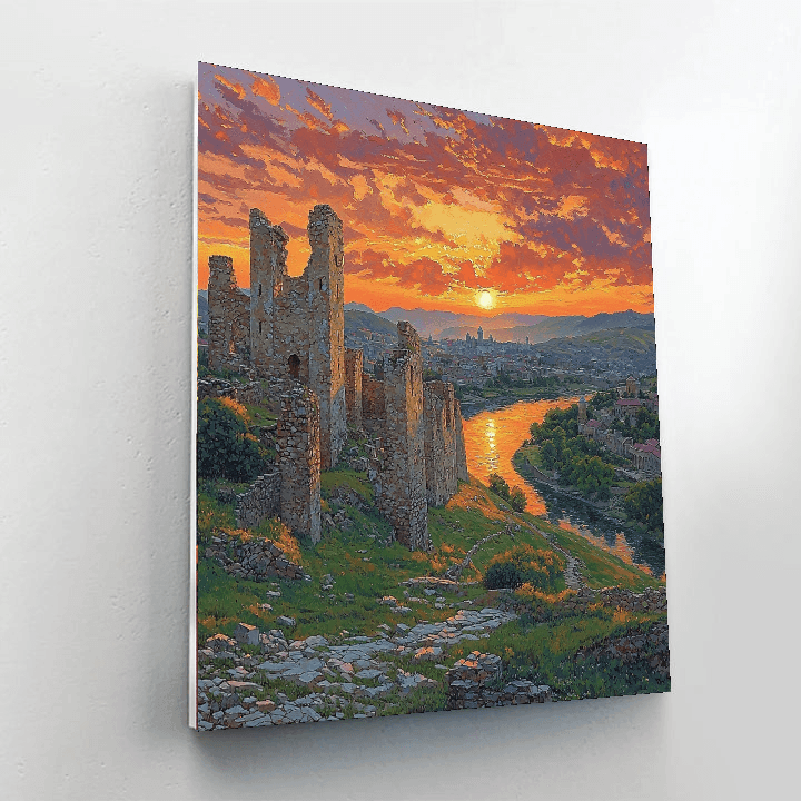 Narikala Fortress Painting Number Kit