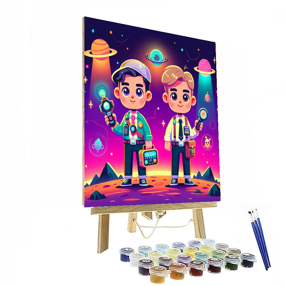 Cosmic Detective Numbered Painting Kits